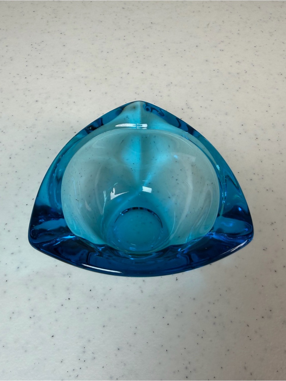 Vintage Hazel-Atlas Capri Blue Colony Relish Bowl